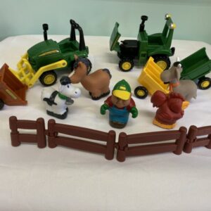 Toy: John Deere Tractor Playset