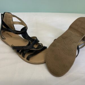 Sandal - 02 Youth, Black Sparkle Strap