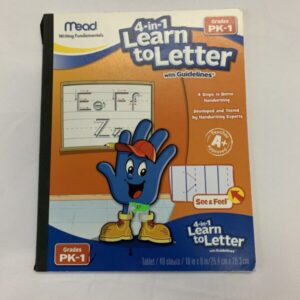 Picture Book - Mead, 4-in-1 Learn to Letter