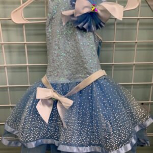 Size 6/6x - Blue/White Dance Leotard