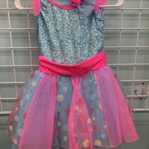 Size 11/13 LC - Pink/Blue Dance Leotard