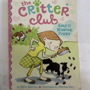 Chapter Book - The Critter Club #01, Amy and the Missing Puppy