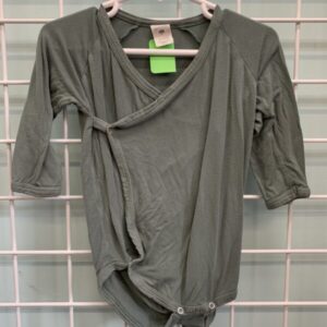 Size 12/18 Month - Green Kate Quinn Bamboo Onesie