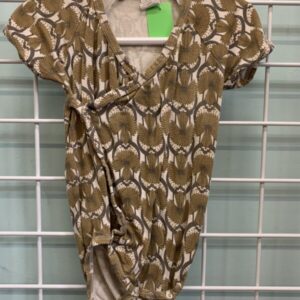 Size 12/18 Month - Brown Kate Quinn Bamboo Onesie