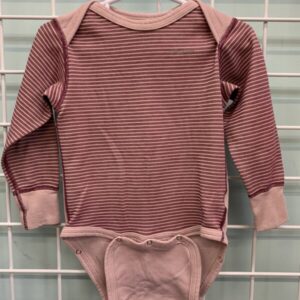 Size 18 Month - Pink Stripe Patagonia Onesie