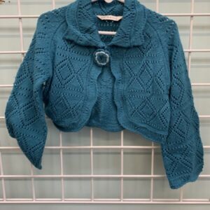 Size 3T - Blue Sweater Shrug
