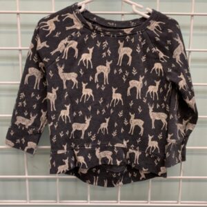 Size 3T - Grey Deer Sweatshirt