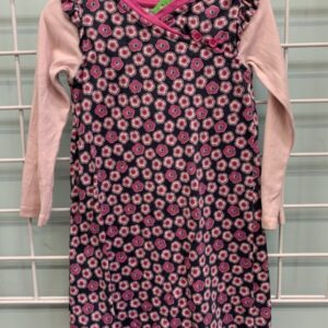 Size 3T - Blue/Pink Tea Dress