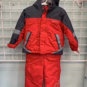 Size 3T - Red/Grey Columbia Jacket & Snowpant Set
