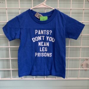 Size 4T - Blue Pants....Leg Prisons Shirt