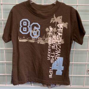 Size 4 - Brown/Blue Short Set