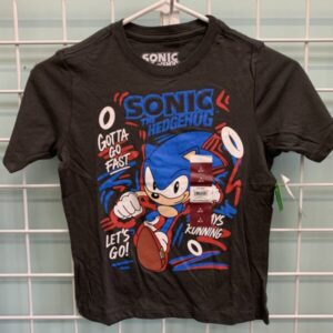 Size 6/7 - Grey Sonic Shirt (New)