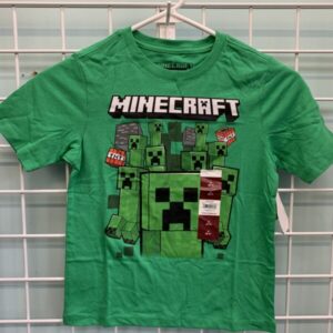 Size 6/7 - Green Minecraft Shirt (New)