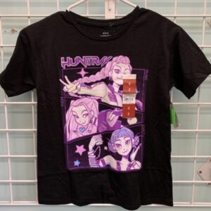 Size 8 - Black K Pop Shirt (New)