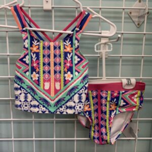 Size 8 - Pink/Blue Hatley Swimsuit