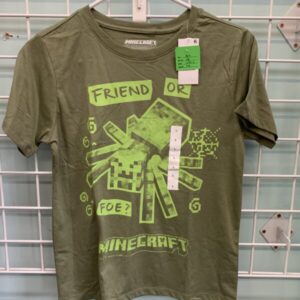 Size 10/12 - Green Minecraft Shirt (New)