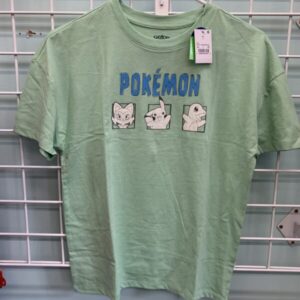 Size 10/12 - Green Pokemon Shirt (New)