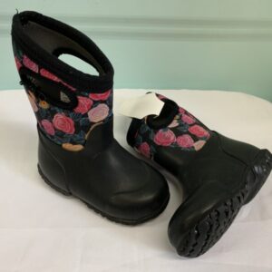 Boots - Size 08 Toddler, Black/Pink Rose Bog