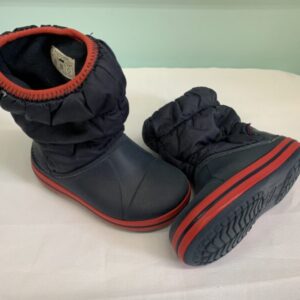 Boots - Size 08 Toddler, Blue/Red Croc Boot