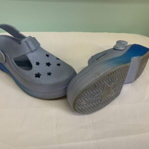 Sandal - Size 02/03 Youth, Blue Platform