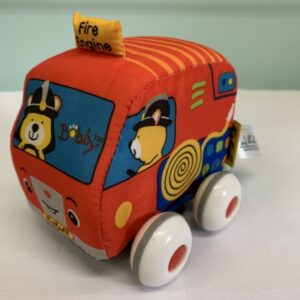 Toy: Melissa & Doug K's Kids: Pull Back Cars - Firetruck