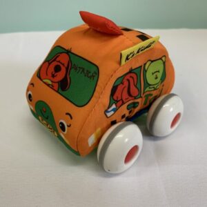 Toy:  Melissa & Doug K's Kids: Pull Back Cars - Taxi