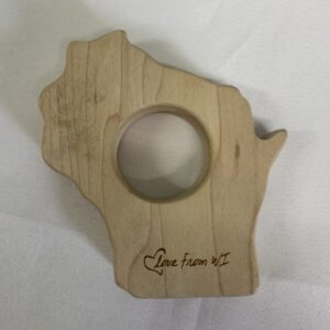 Toy: Love From WI Wooden Teether