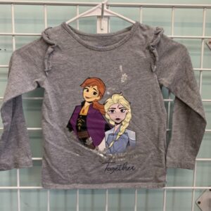 Size 5T - Grey Frozen Shirt