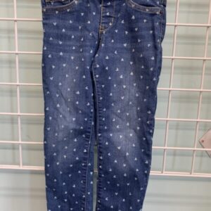 Size 5T - Blue Heart Skinny Jean