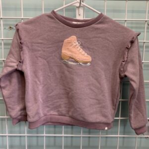 Size 6 - Purple Ice Skate Sweatshirt