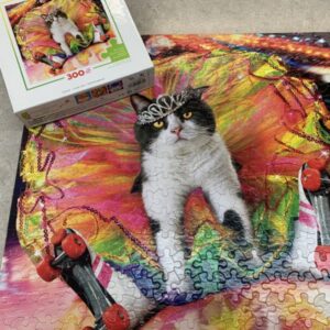Puzzle: 300 pc. Roller Skate Cat