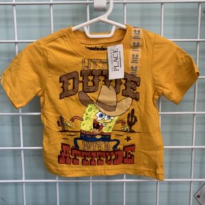 Size 06/09 Month - Yellow Sponge Bob Shirt (New)