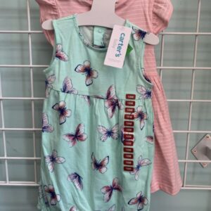 Size 18 Month - Green/Pink Butterfly Set (New)