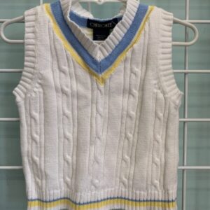 Size 18 Month - White Sweater Vest