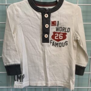 Size 2T - White World Famous Shirt