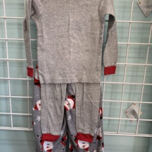 Size 2T - Grey/Red Christmas PJ Set