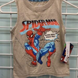 Size 4T - Brown Spiderman Shirt (New)