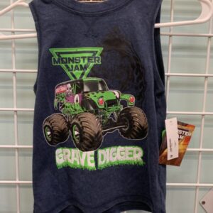 Size 4T - Blue Monster Jam Shirt (New)