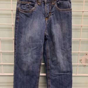 Size 4T - Blue Straight Lined Jean