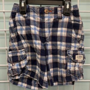 Size 4 - Blue/White Plaid Short