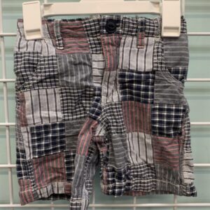 Size 4 - Blue/Red Plaid Short