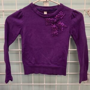 Size 6/6x - Purple Bow Sweater