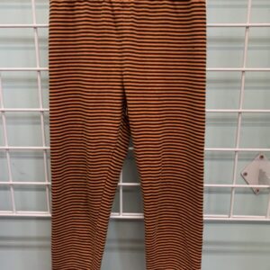 Size 6/6x - Orange/Black Stripe Legging