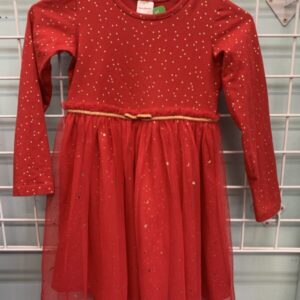 Size 6/7 - Red/Gold Hanna Dress
