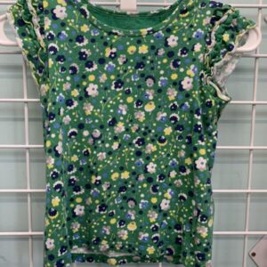 Size 7 - Green Floral Shirt