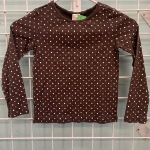 Size 7 - Brown/Pink Polka Dot Shirt