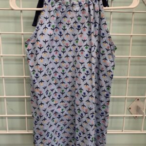 Size 10 - Blue Flower Hanna Dress