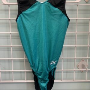 Size 10 - Black/Blue Leotard
