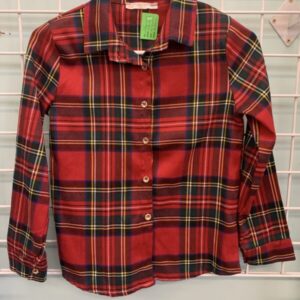 Size 12/13 - Red Plaid Shirt