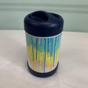 Bag: Blue Paint Drip Pottery Barn Thermos